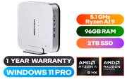 MINISFORUM AI X1 Pro-370 Mini PC — Ryzen AI 9 HX 370, 96GB DDR5 - image 1