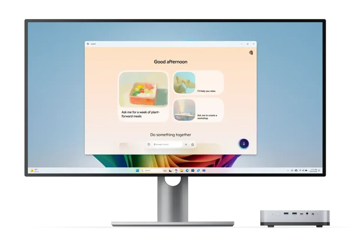 AI-enhanced Audio System in Mini PC