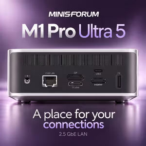 MINISFORUM M1 Pro Ultra 5 Mini PC, i5-125H, WiFi 7 - image 5