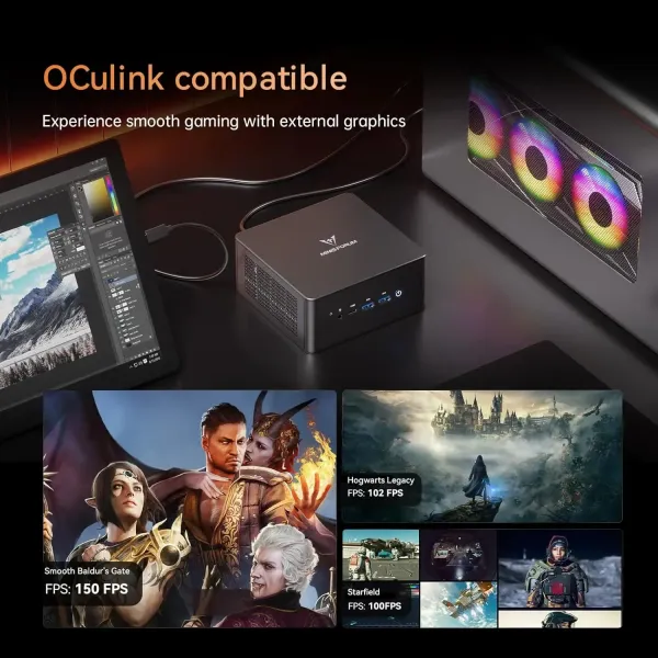 MINISFORUM UM890 Pro Mini PC — Ryzen 9, 32GB, 1TB | Evetech