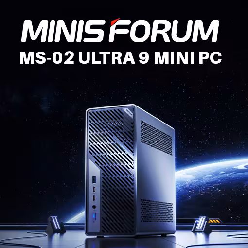 MinisForum MS-02 Ultra 9 Mini PC Core Ultra 9 285HX 32GB 1TB Windows 11 Pro