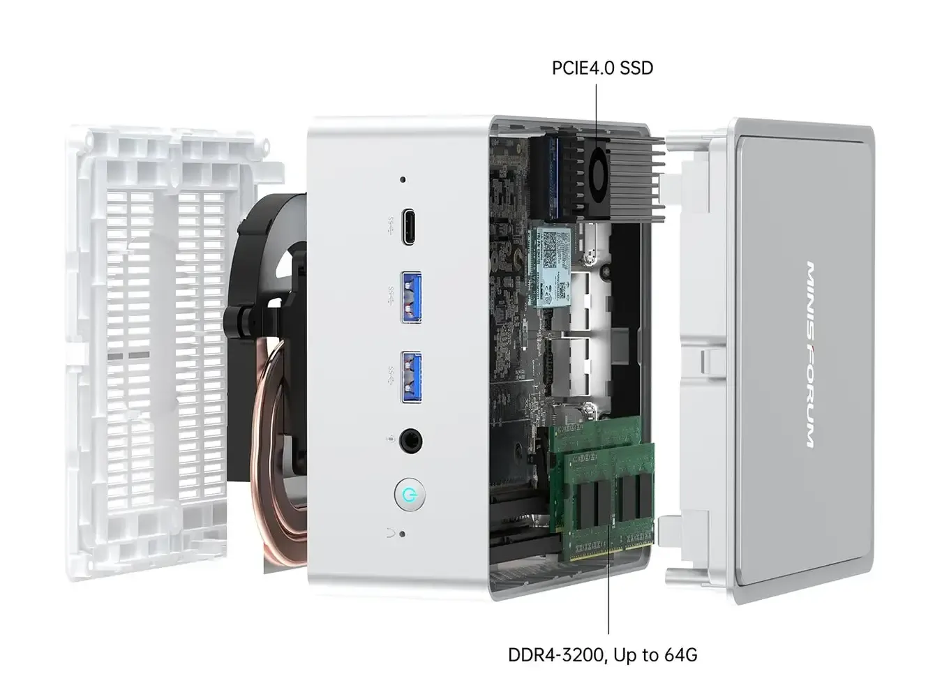MINISFORUM NAB6-Lite Mini PC i5-12600H 32GB 1TB | Evetech