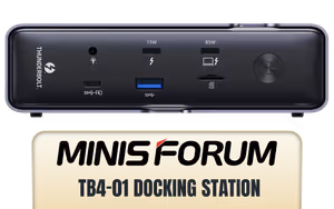 MINISFORUM TB4 01 Thunderbolt 4 Docking Station  - Image 1