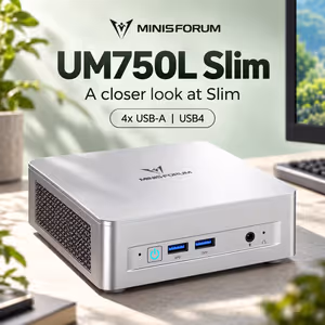 MINISFORUM UM750L Mini PC – Ryzen 5, 16GB, 1TB SSD - image 6