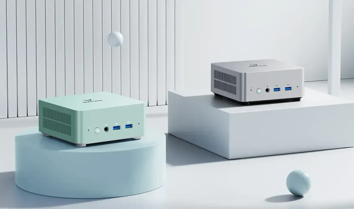 Minisforum UN1245 Side Profile - Compact High-Performance Mini Desktop