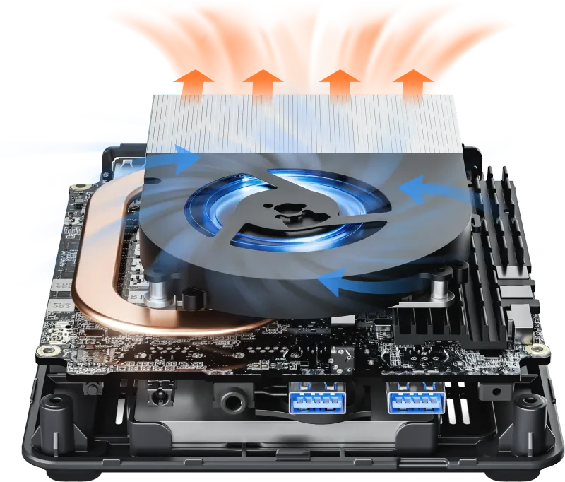 Mini PC with Cold Waze 1.5 Cooling System