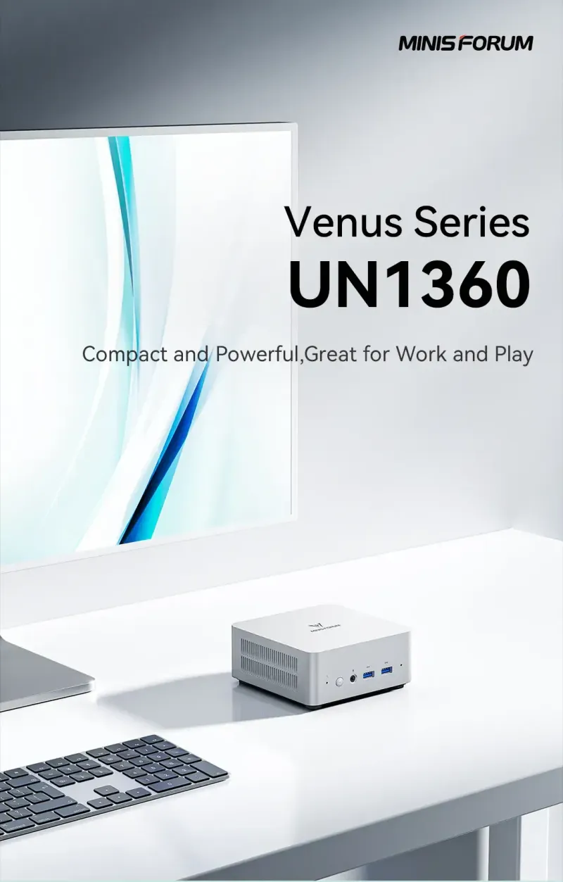Minisforum UN1360 Mini PC i7-13620 | 16GB 512GB, Win11 Pro | Evetech