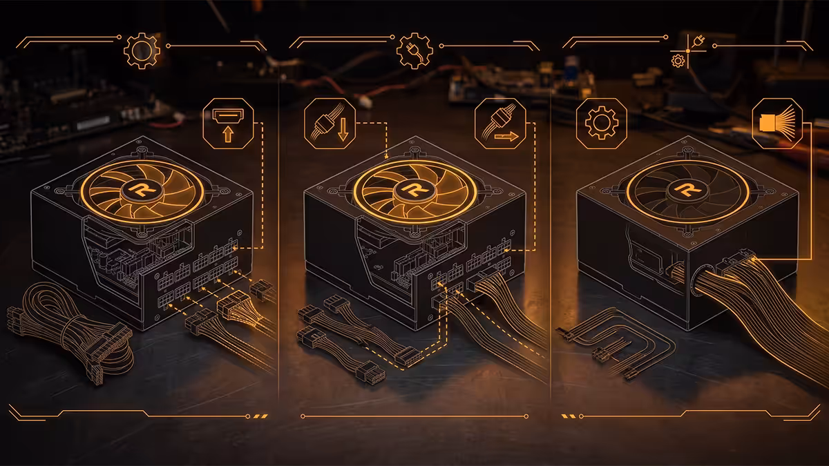 PSU modularity tiers