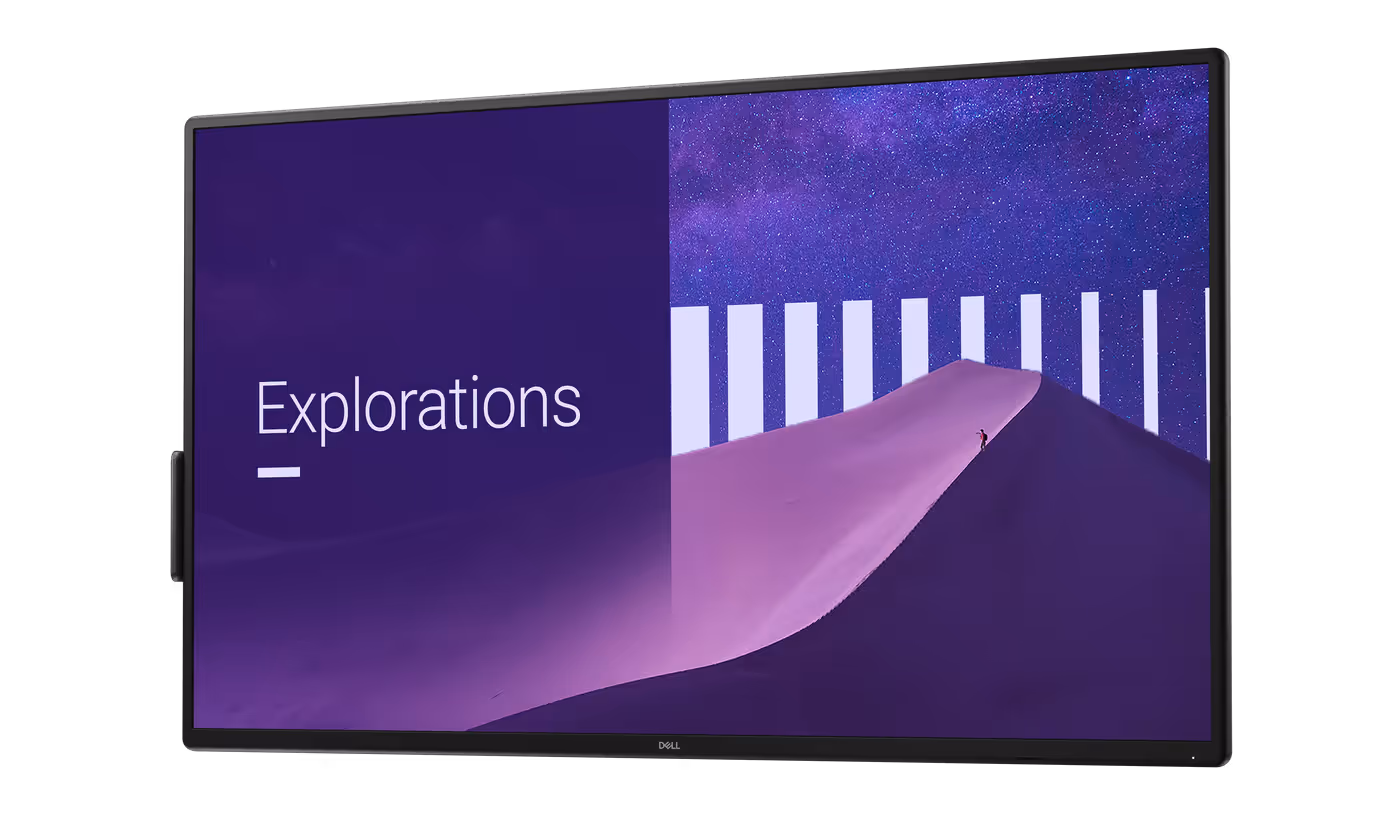 55-inch 4K collaboration display with remote management, IPS visuals, and built-in speakers