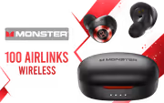 Monster Achieve 100 MH11901RD Wireless Earbuds - Bluetooth 5.0, IPX5 - image 1