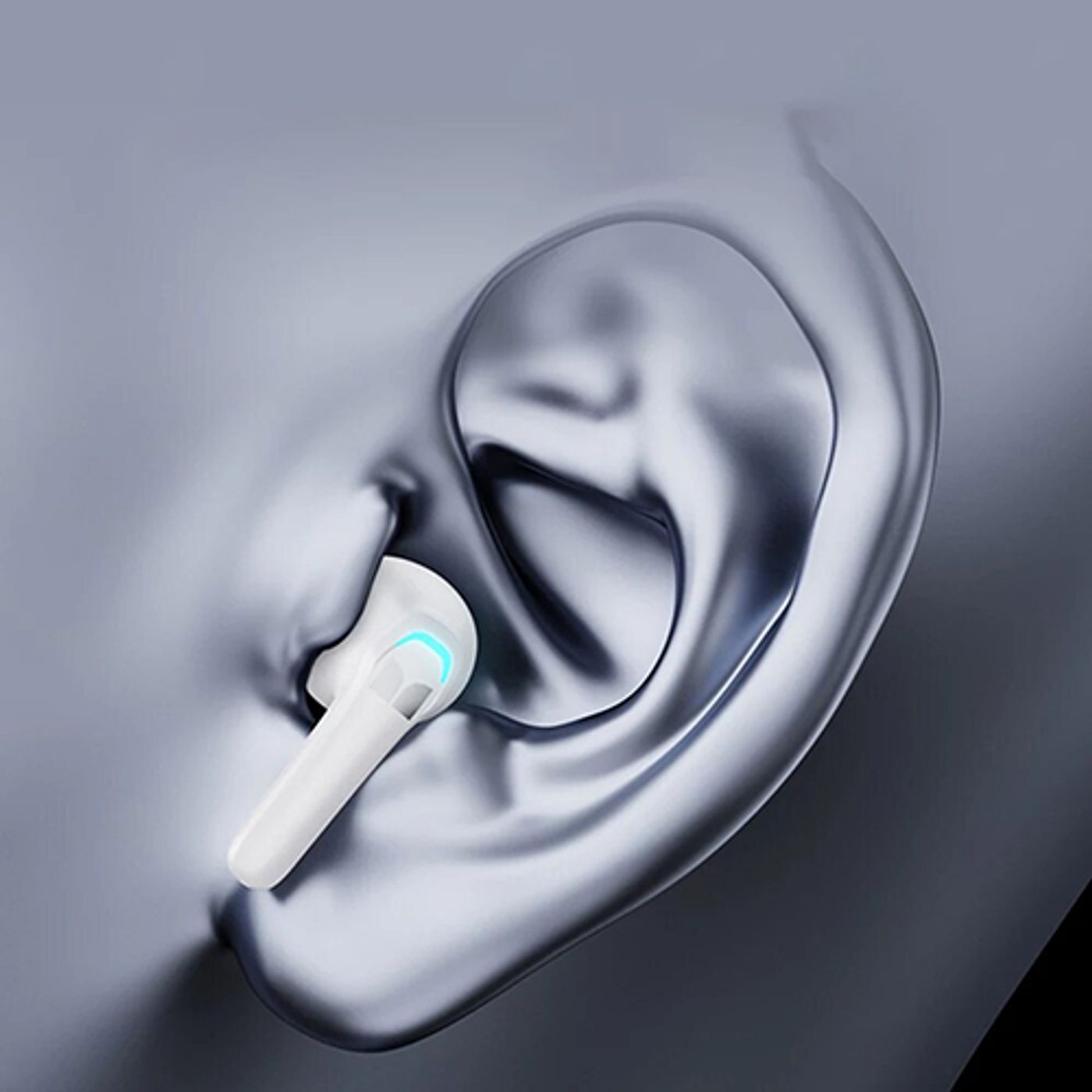 Monster Airmars GT11 semi-in-ear earbuds in silver