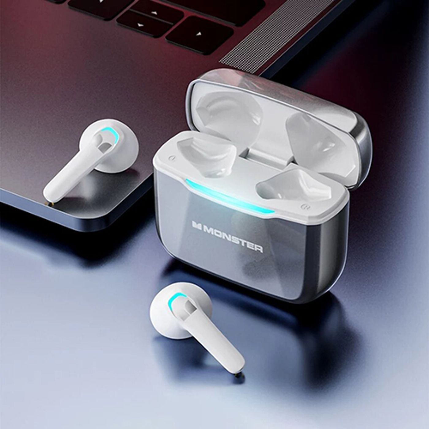 Monster Airmars GT11 earbud shown in profile