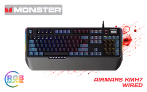MONSTER Airmars KMH7 Gaming Keyboard MONSTER Airmars KMH7 Gaming Keyboard - Image 1