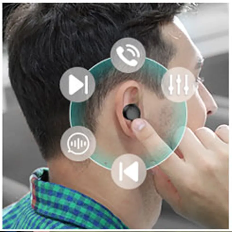 Front view of Monster Clarity 550 LT wireless earbuds showing design and build quality