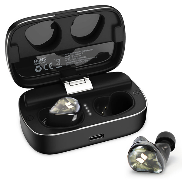 Monster Clarity 700DB AirLinks Wireless Headphones in black