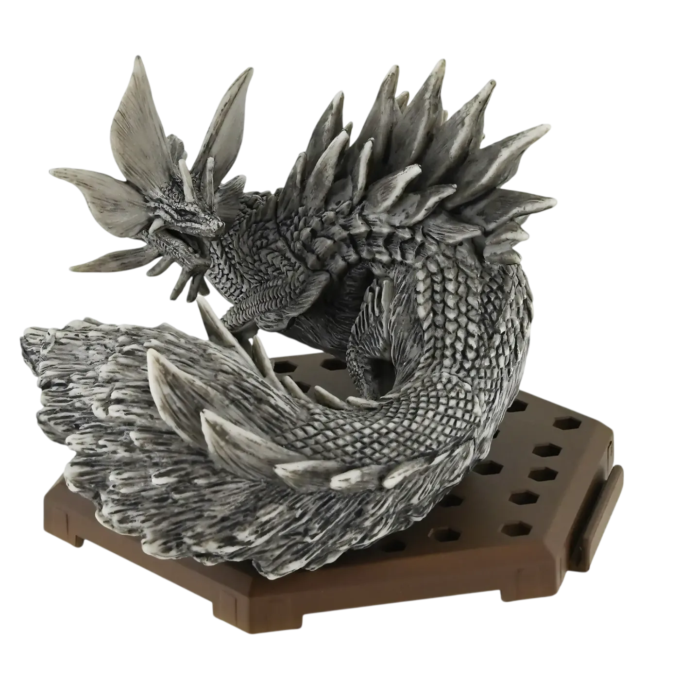 PVC and ABS construction detail on a Monster Hunter stone figure
