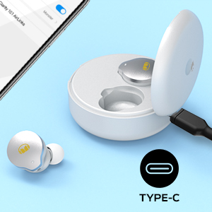 Type-C charging port for quick charging of Monster Inspiration 700 ANC Headphones