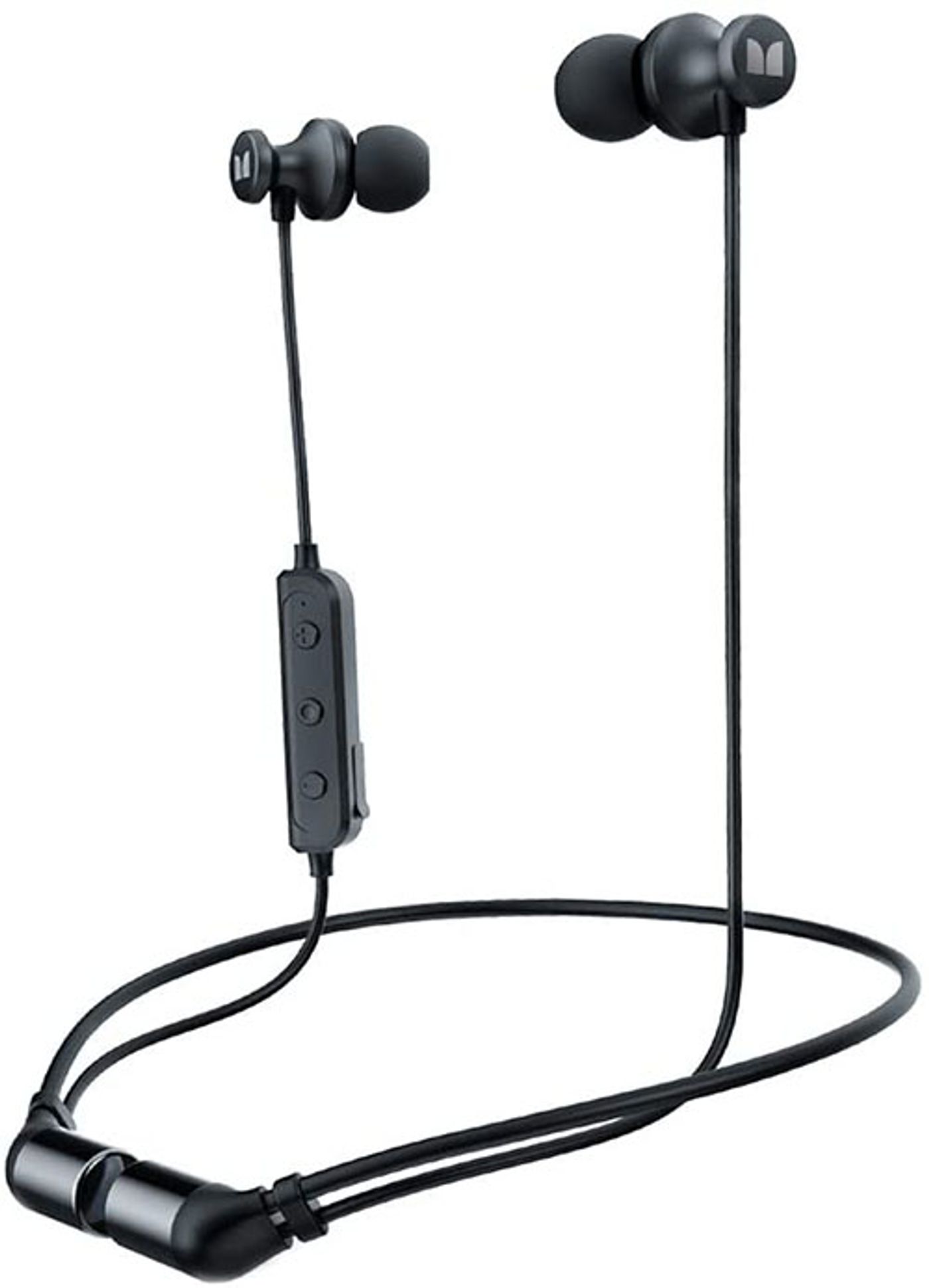 Monster iSport Solitaire neckband wireless headphones in black