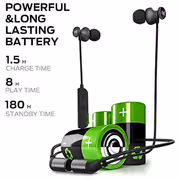 Monster iSport Solitaire MH11905 Wireless Neckband Headphones - image 4