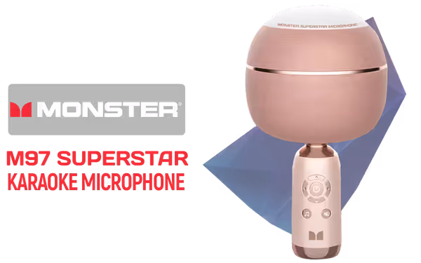 Monster M97 Superstar Karaoke Microphone — 26W, Bluetooth 5.0 - image 1 Monster M97 Superstar Karaoke Microphone — 26W, Bluetooth 5.0 - image 1