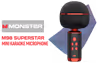 Monster M98 Superstar M98BK Mini Karaoke Microphone - Bluetooth, 360° Sound - image 1