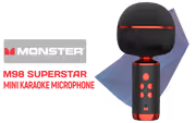 Monster M98 Superstar M98BK Mini Karaoke Microphone - Bluetooth, 360° Sound - image 1