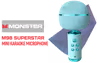 Monster M98 Superstar Mini Karaoke Microphone - Bluetooth 360° Sound - image 1