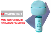Monster M98 Superstar Mini Karaoke Microphone - Bluetooth 360° Sound - image 1