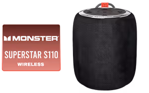 Monster S110 Wireless Speaker Black - Image 1