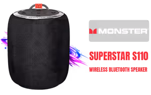 Monster S110 Wireless Speaker Black - Image 1