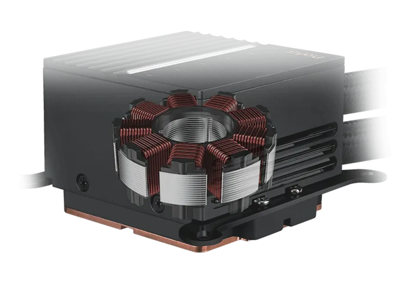 A 45-degree angle photo of the Performance 3-Phase Motor Pump.
