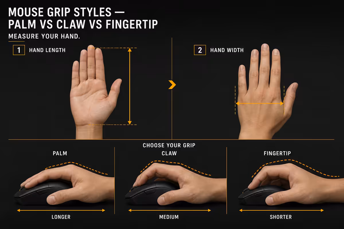 DPI and eDPI tuning per grip