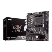 MSI A520M-A PRO AM4 Micro-ATX Motherboard - A520, M.2 - image 3