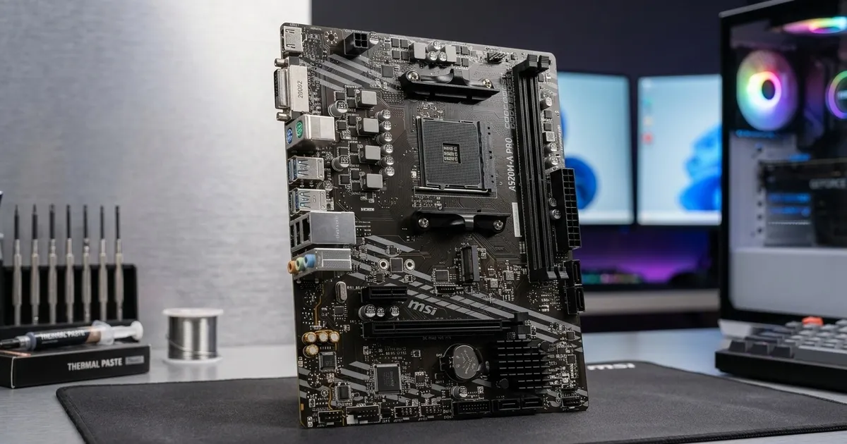 MSI A520M-A-PRO AM4 Micro-ATX Motherboard — DDR4 4600(OC) | Evetech