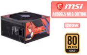 MSI A850GLS 850W 80 Plus Gold PCIe 5.1 PSU - image 1