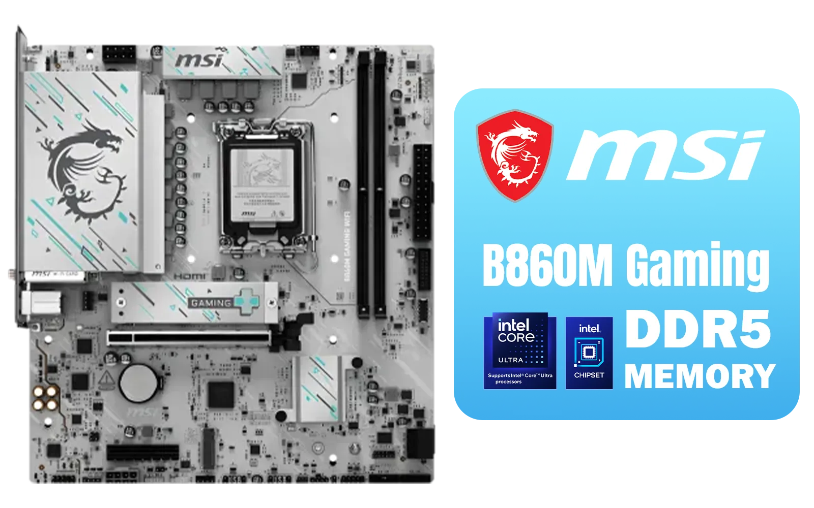msi-b860m-gaming-wifi-lga1851-ddr5-pcie5 - Image 1