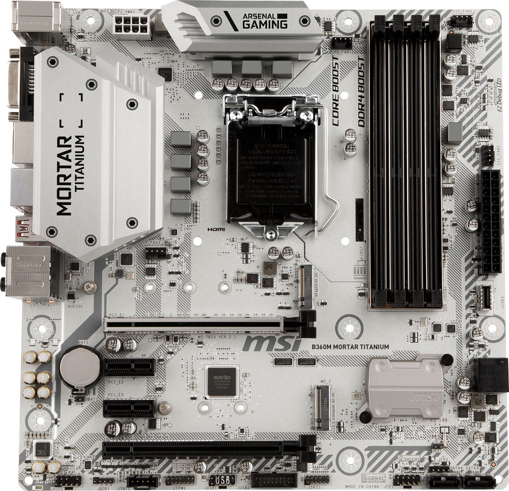 MSI B360M Mortar Titanium Motherboard - Best Deal - South Africa