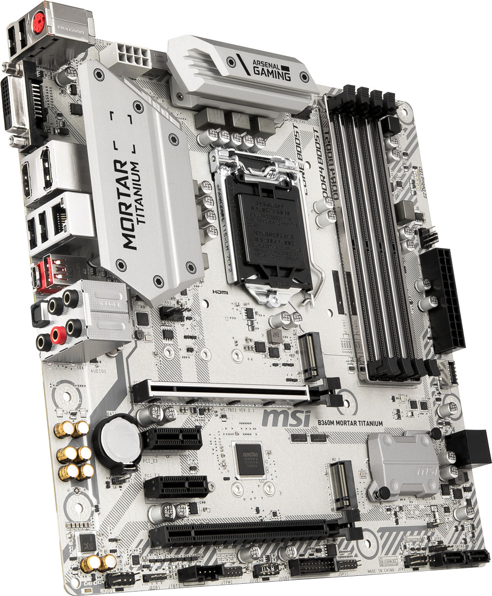 MSI B360M Mortar Titanium Motherboard - Best Deal - South Africa