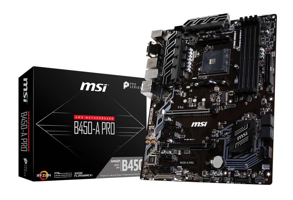 MSI B450-A PRO AMD Ryzen Motherboard - Best Deal - South Africa