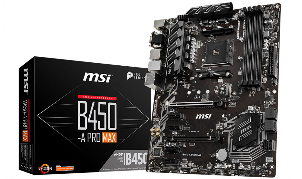 MSI B450-A PRO MAX AMD Ryzen Motherboard - Best Deal - South