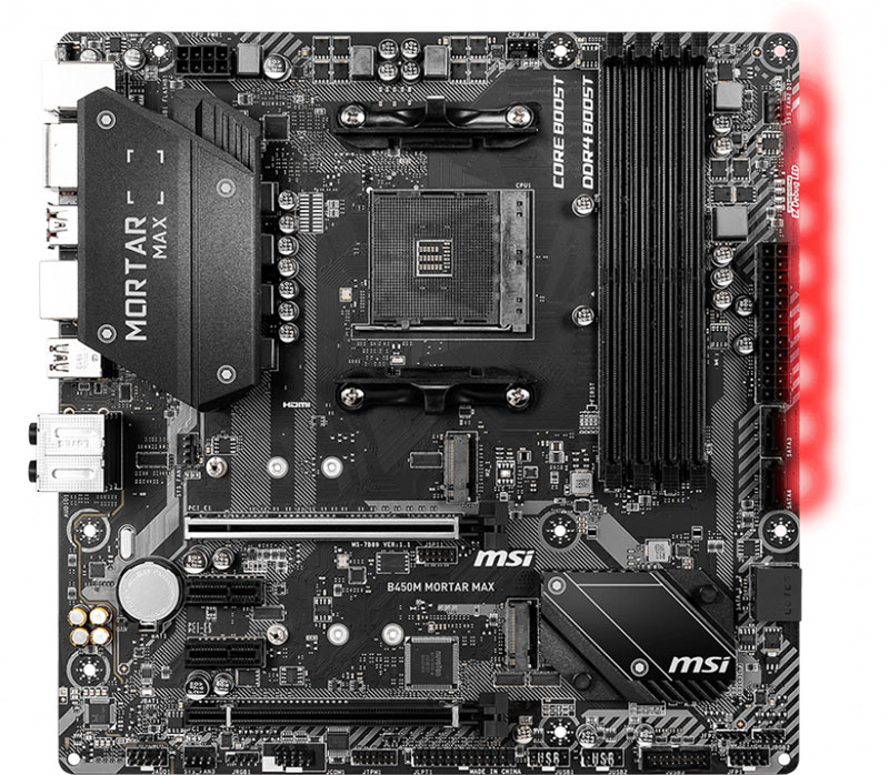 MSI B450M Mortar MAX Ryzen Motherboard - Best Deal - South Africa