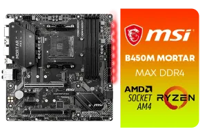 MSI B450M Mortar MAX - Ultimate Ryzen Motherboard | Evetech