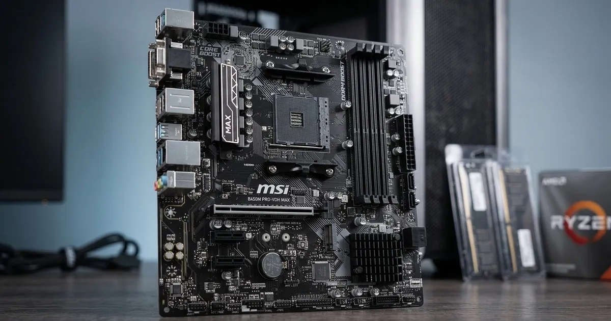 MSI B450M PRO-VDH Max AM4 A520 Motherboard (Open Box) | Evetech