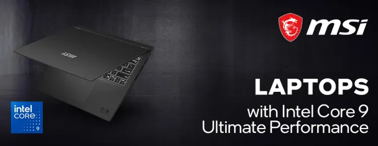 MSI Intel Core i9 Laptops — High Performance Gaming & Workstation 💻⚡