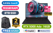 MSI Creator Pro X18 HX 192GB/8TB i9 RTX 5000 - image 1