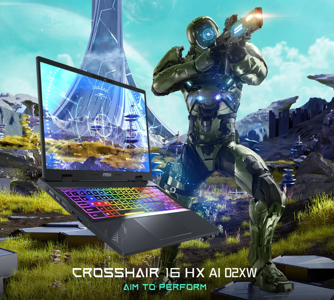 MSI Crosshair 16 HX 32GB/1TB | Powerful Gaming Laptop | Evetech