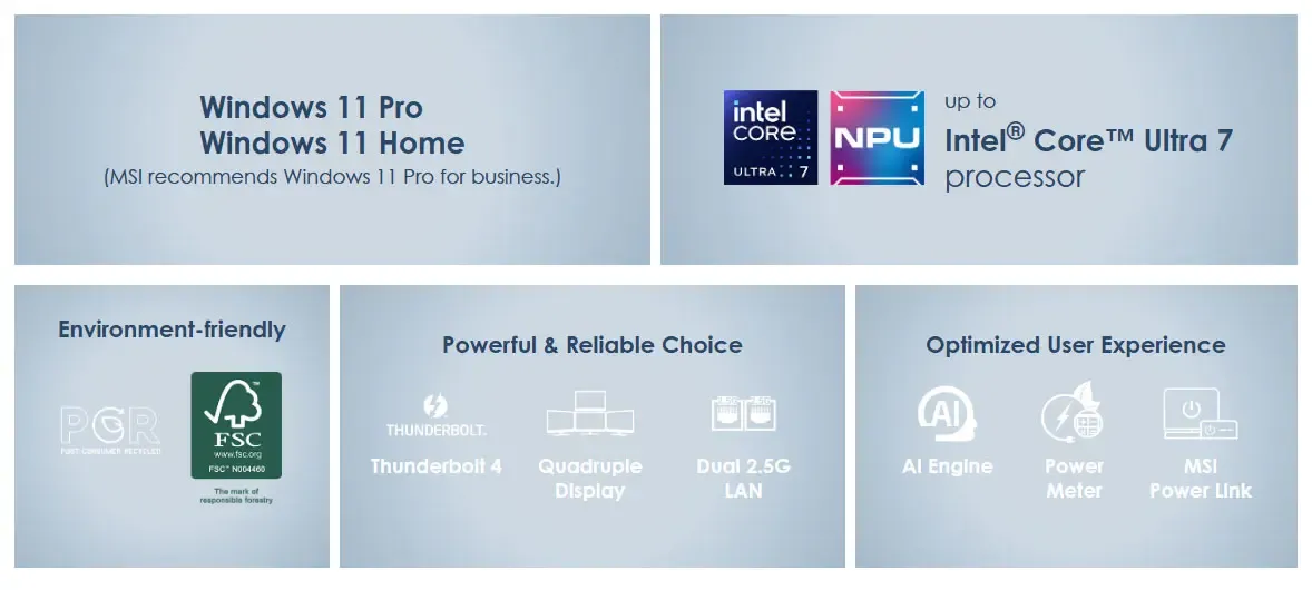 MSI Cubi NUC 1M mini PC with sleek compact design, high-performance hardware, perfect for professional and personal use
