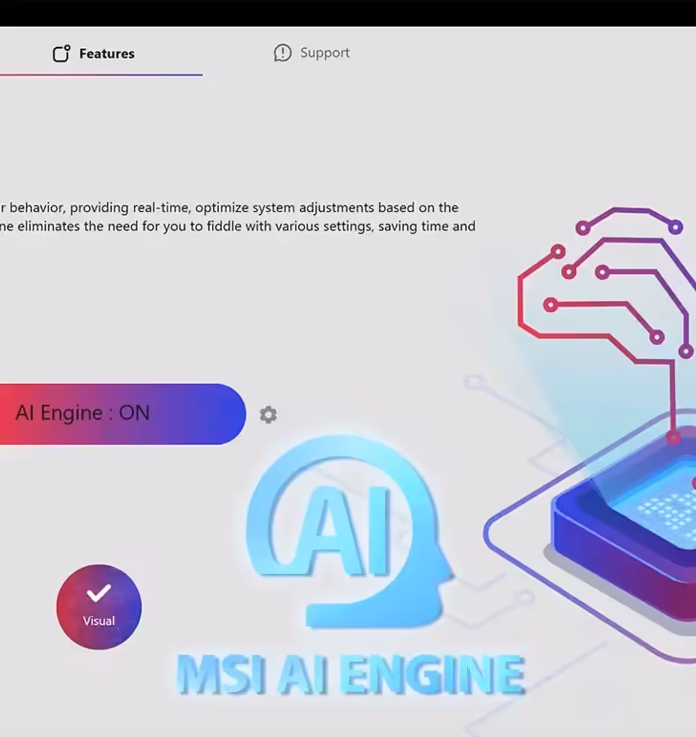 MSI AI Engine Mini PC with AI performance optimization features