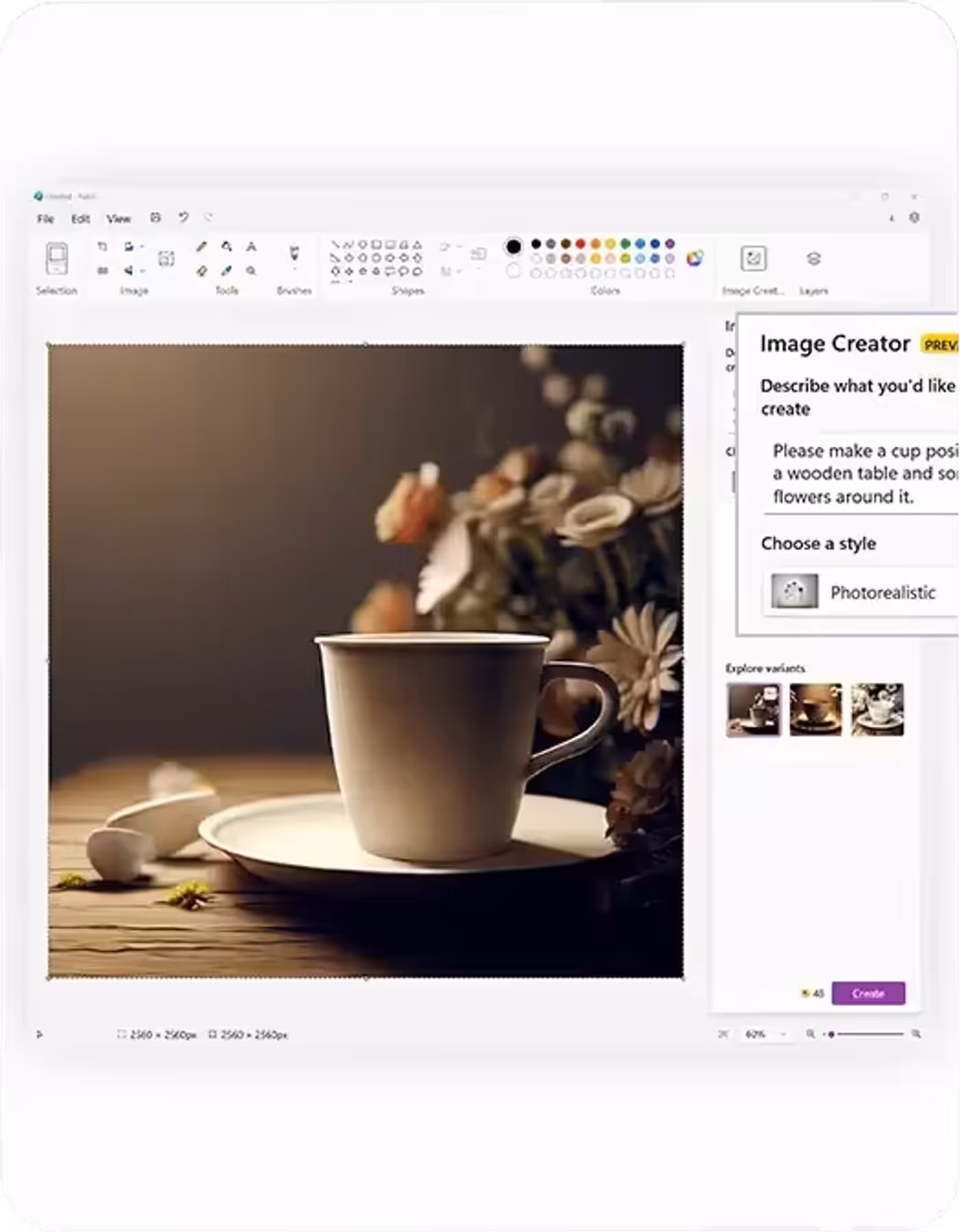 AI Image Creator enabling users to design unique digital artworks easily