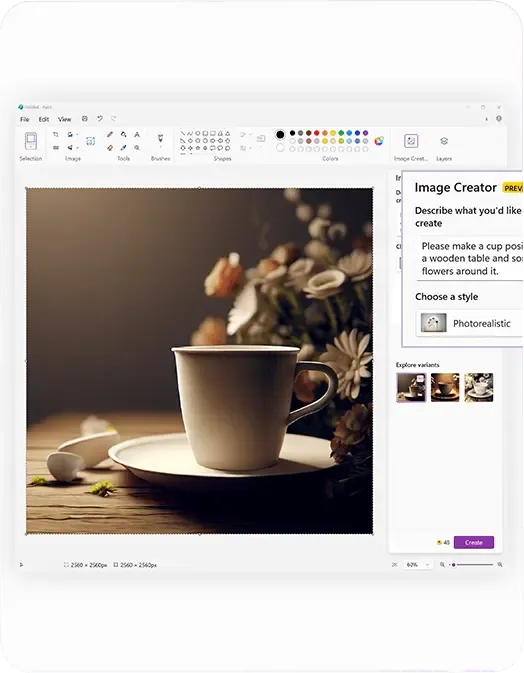 AI Image Creator enabling users to design unique digital artworks easily